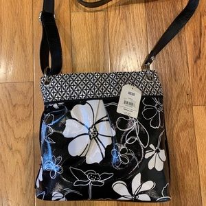 Black and white girls crossbody bag. New with tags